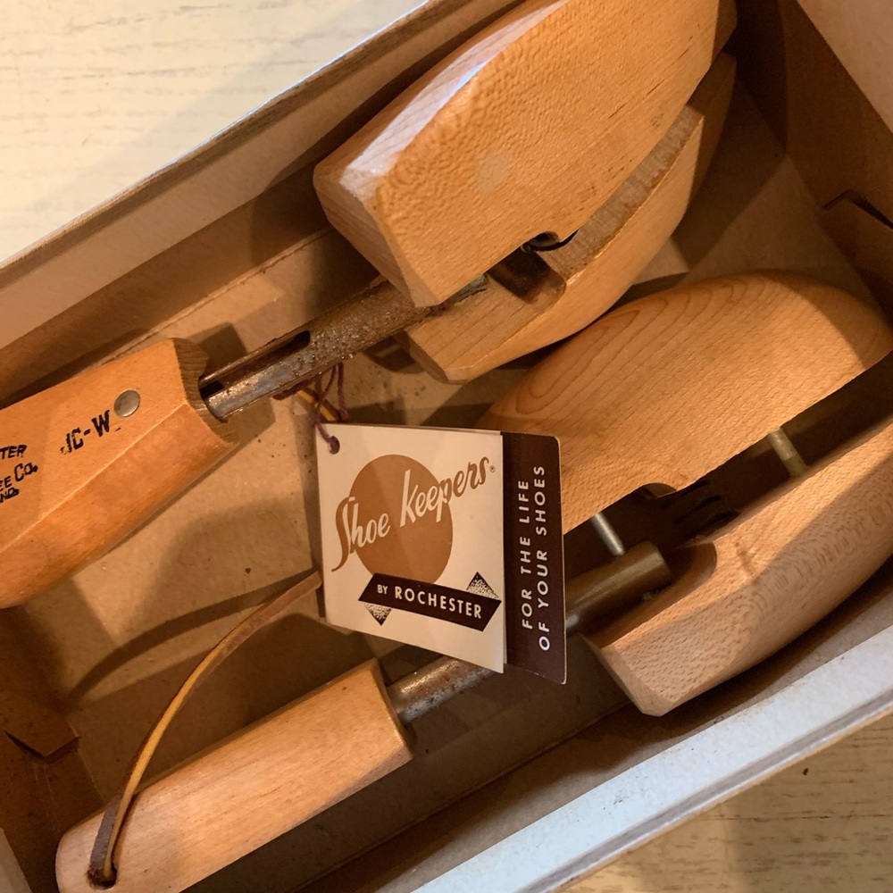 Vintage Child's Shoe Trees by Rochester Shoe Tree